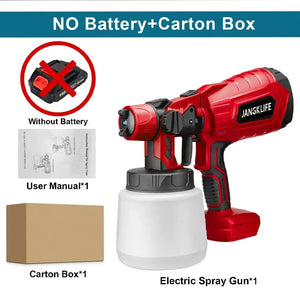 Cordless High Powerful Wireless Paint Spray Gun # (3)