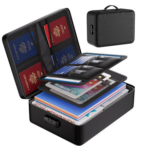 Fireproof Document Box with Lock#7