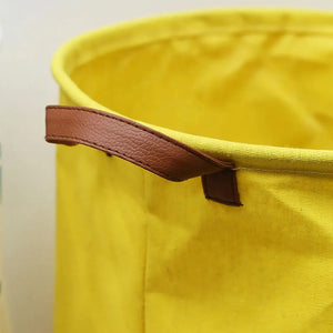 cartoon cute canvas storage laundry basket#3