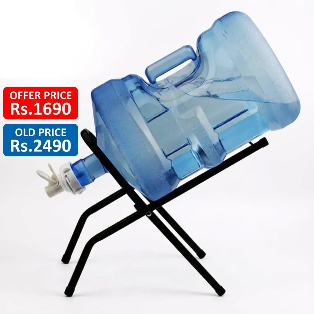 Simple Drinking Fountain Gallon Water Bottle Jug Dispenser Stand Rack Holder Dustproof Nozzle Tap Bottled Water Stand Camping