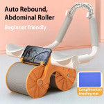 Elbow Support Automatic Rebound Ab Wheel Core Trainer for Abdominal Muscle Home Fitness Exercise