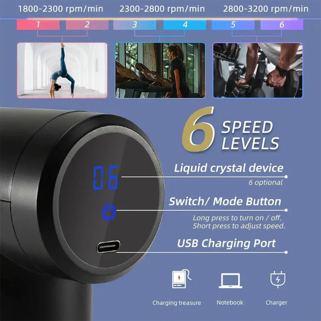 Portable Fascial Massage Gun #3