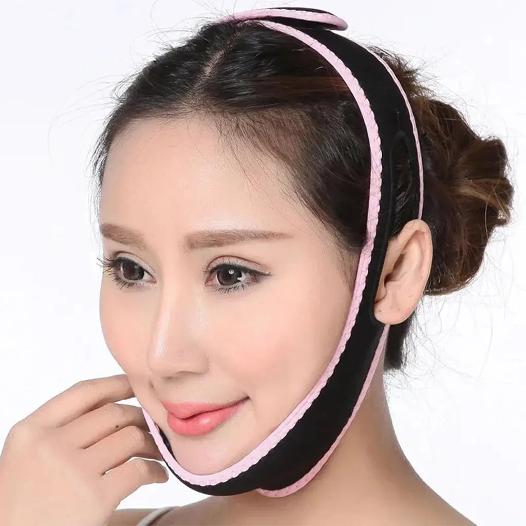 V Face Lift Up Belt Sleeping Sliming Face Mask #10