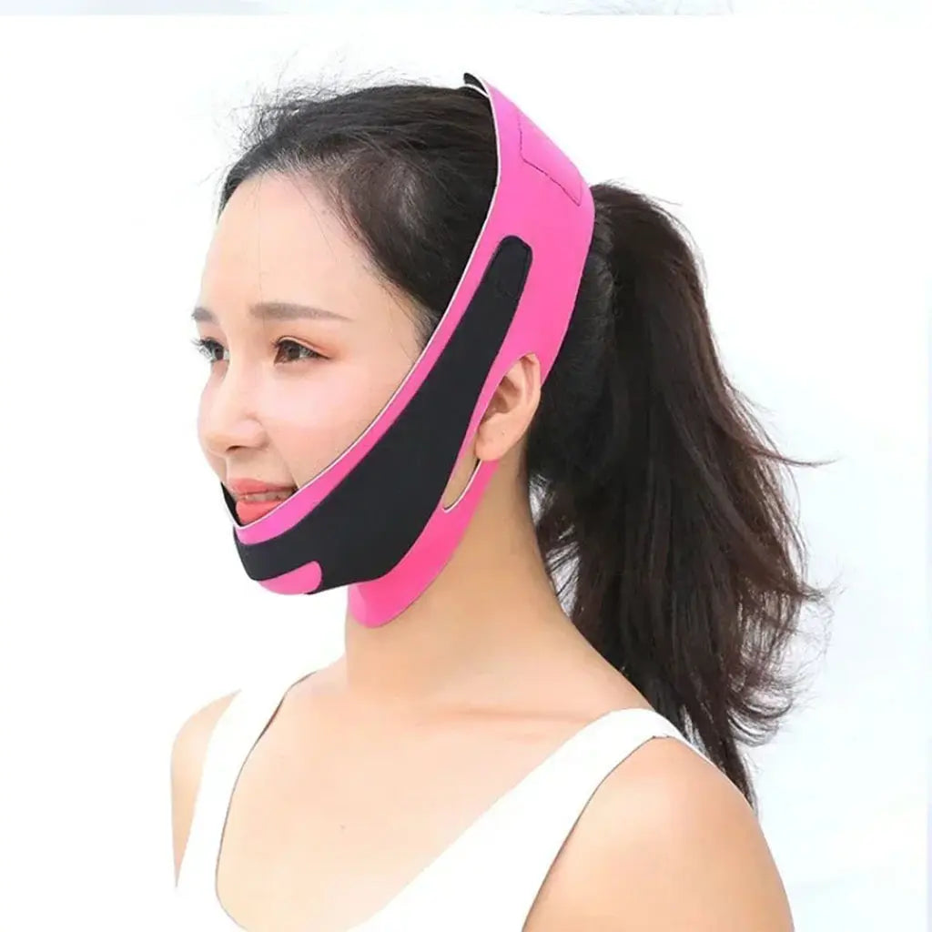 V Face Lift Up Belt Sleeping Sliming Face Mask #5