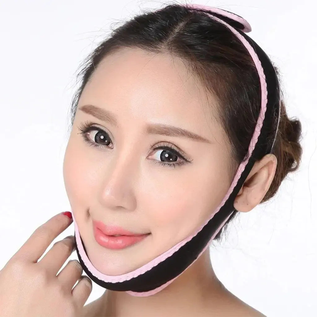 V Face Lift Up Belt Sleeping Sliming Face Mask #9