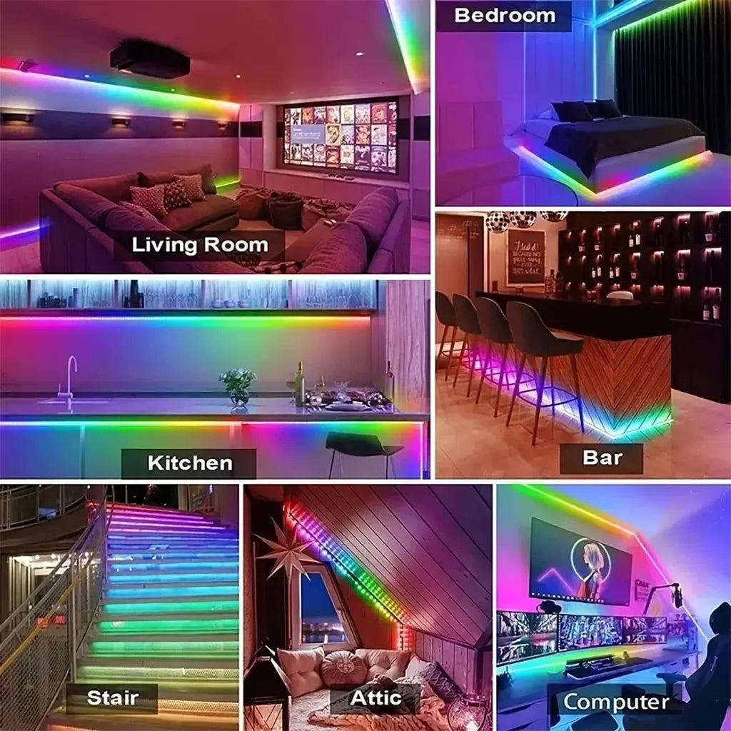 RGB Strip LED Light with Remote – 4.5M # (5)
