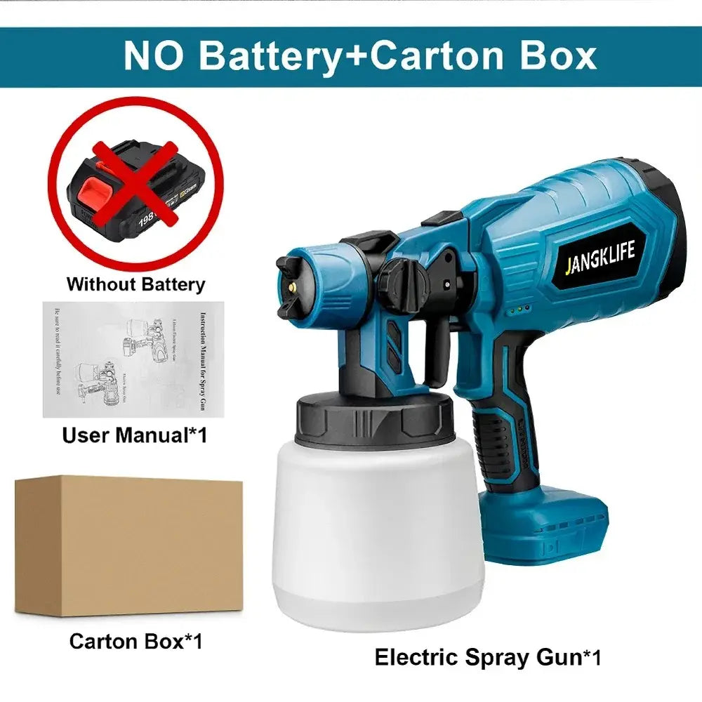 Cordless High Powerful Wireless Paint Spray Gun # (1)