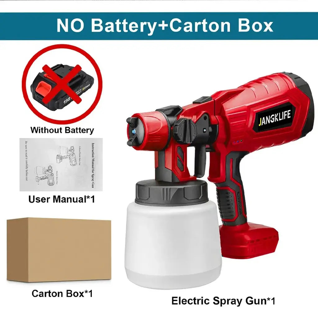 Cordless High Powerful Wireless Paint Spray Gun # (2)