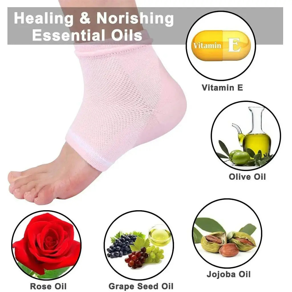 1 x Hydrating Gel Heel Socks #2