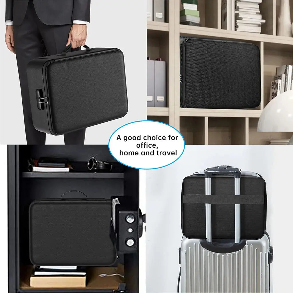 Fireproof Document Box with Lock#2