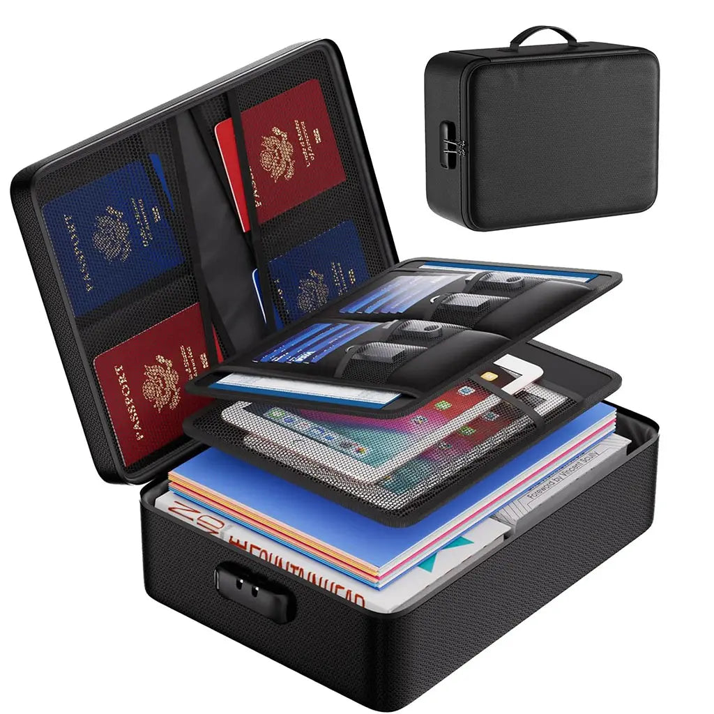 Fireproof Document Box with Lock#7