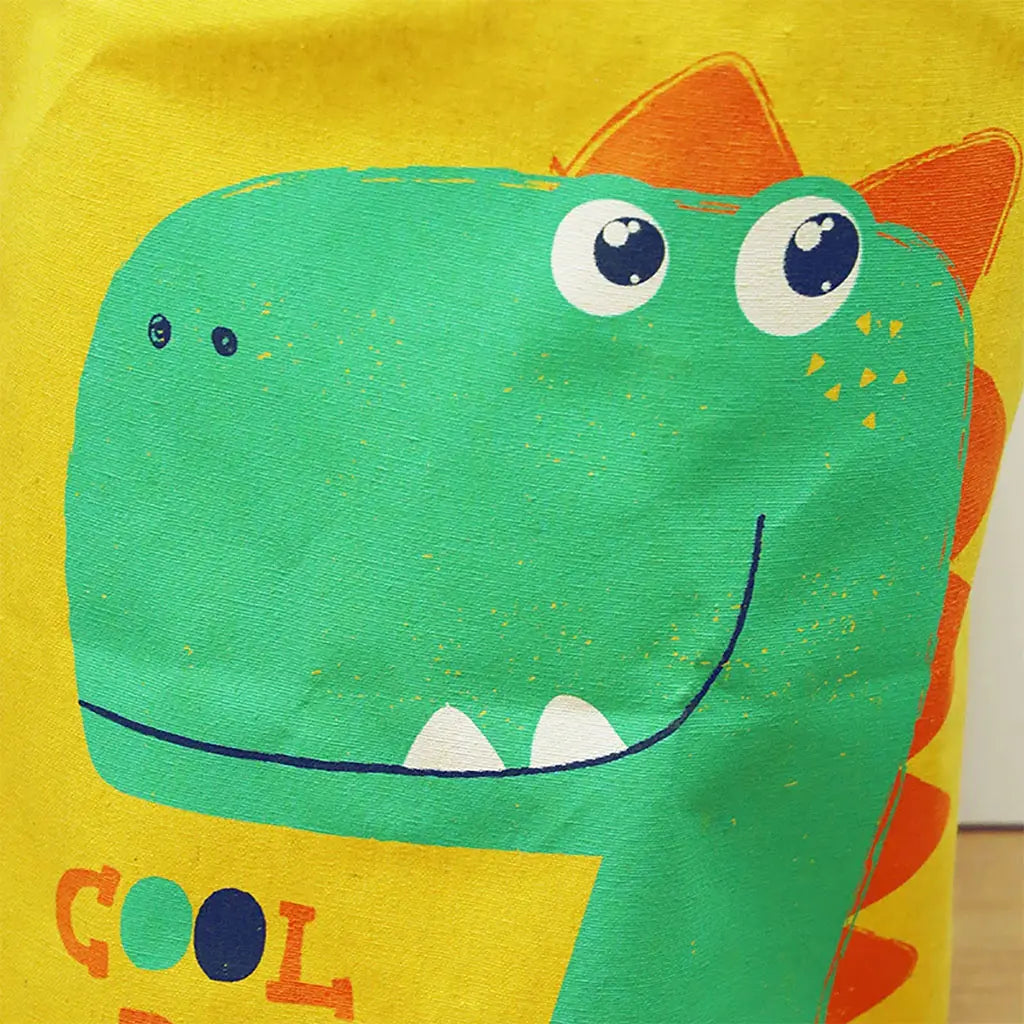 cartoon cute canvas storage laundry basket#2