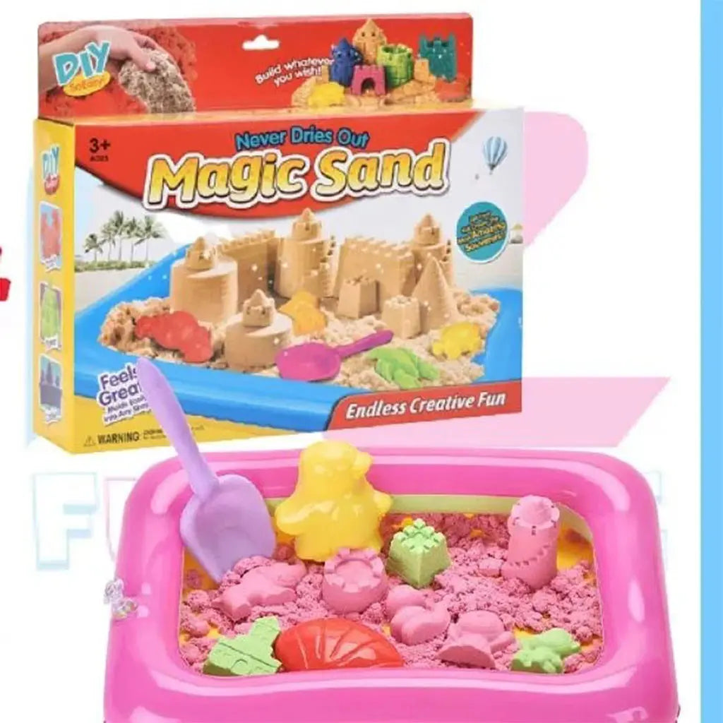 DIY Not Wet Magic Sand Handmade Toys#1
