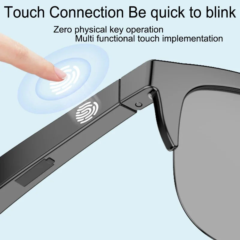 F06 Bluetooth Glasses HD UV Protective Lens Wireless Bluetooth Headset for Drive Car Wireless Headphones Bluetooth Earphones