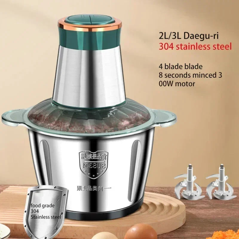 Electric Stainless Steel Food Chopper