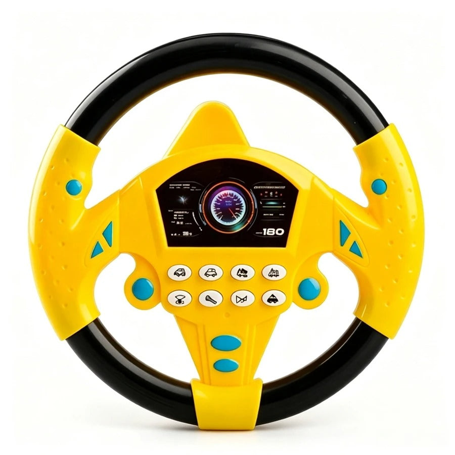 KIDS STEERING WHEEL LEARNING SIMULATION TOY