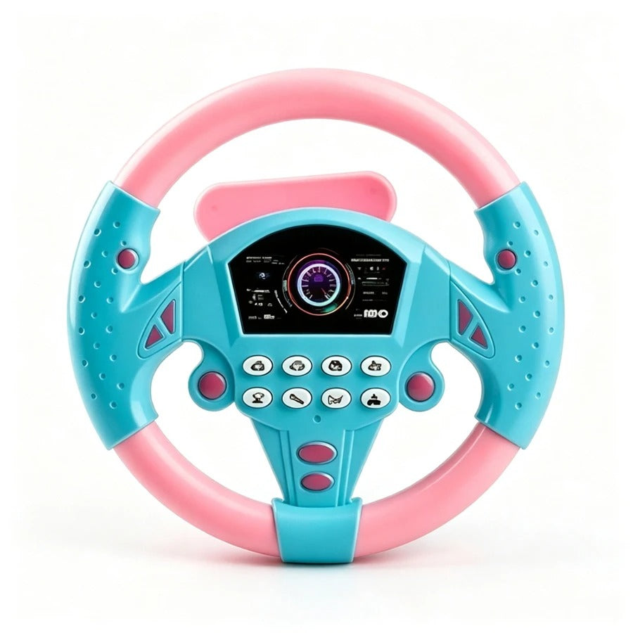 KIDS STEERING WHEEL LEARNING SIMULATION TOY