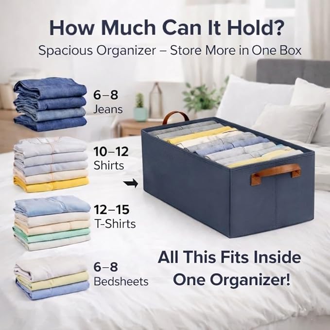 Fold Non Woven Fabric Wardrobe Storage Box Gray Home Supplies Clothing Underwear Sock And Kid Toy Storage Organizer Cosmetics