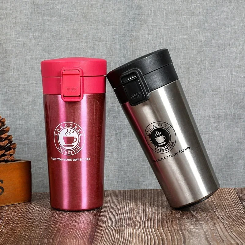 STAINLESS STEEL THERMOS COFFEE MUG