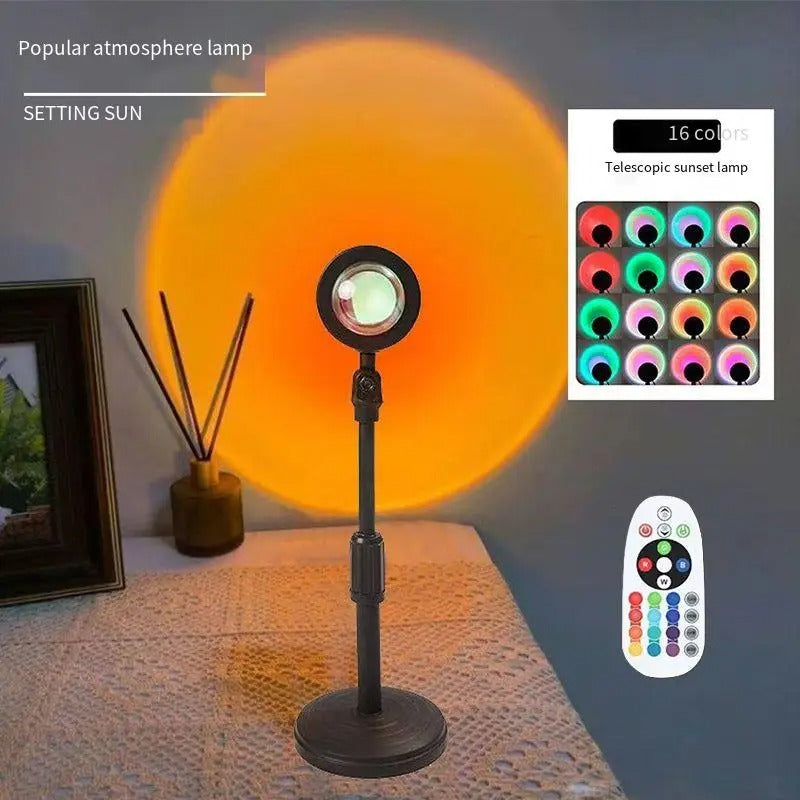 Sunset Lamp Projector, 16 Colors Multicolor Changing LED Night Light, Photography Selfie Party, Decor Gifts for Women