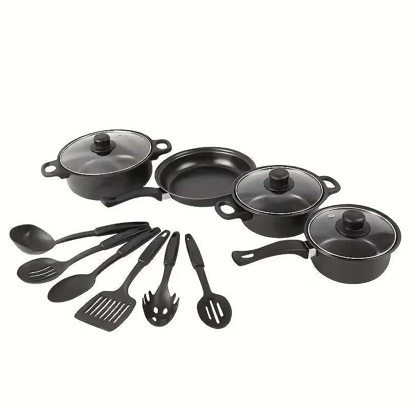 13-Piece Non-Stick Pots and Pans Kitchen Cookware Set