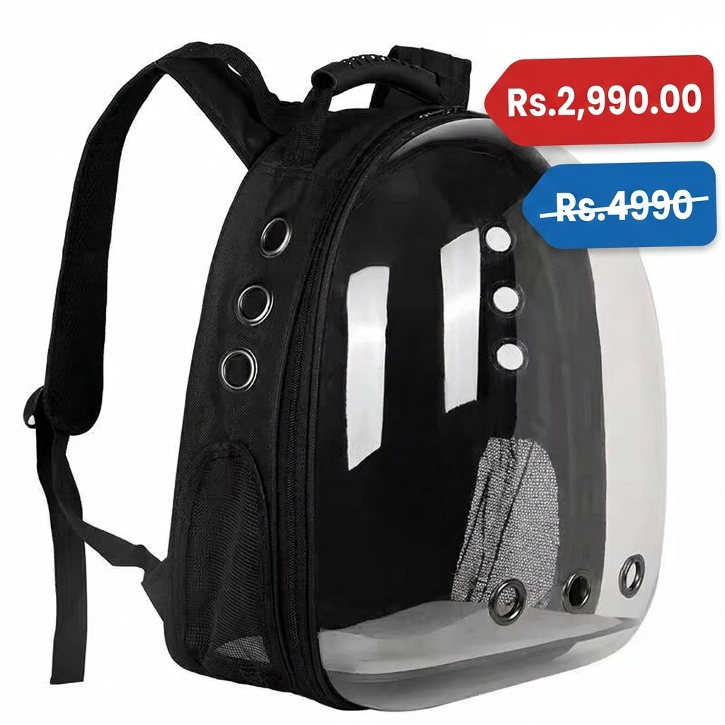 Portable Space Capsule Breathable Cat Bag, Pet Travel Supplies, carrying Pets Travel Essential