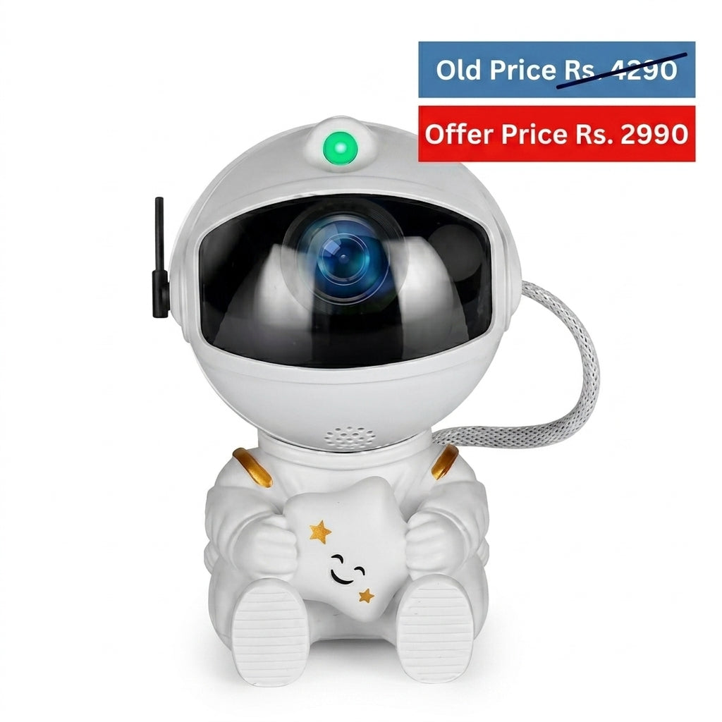 Galaxy Star Projector Night Light Astronaut Space Ceiling LED Lamp for Bedroom Home Decor Kids Gift - Starry Nebula Projector