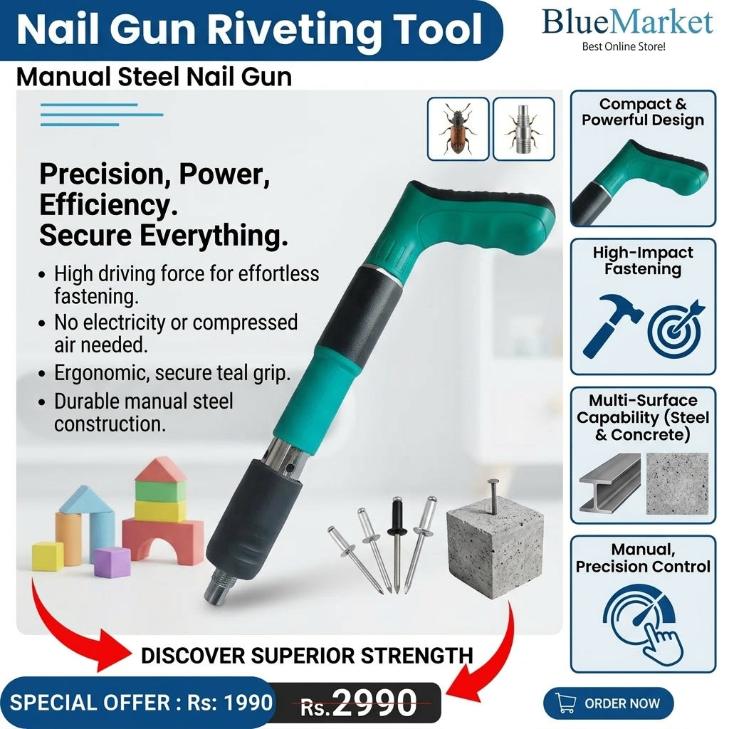 Nail Gun Riveting Tool Manual Steel Nail Gun