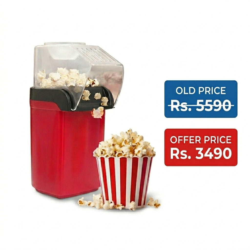 Automatic Easy Operate Popcorn Machine Heat Evenly High Flowering Rate Popcorn Machine Convenient Kitchen Home Appliances