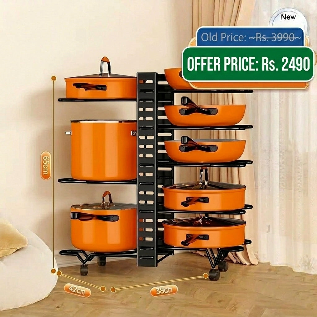 Kitchen Multifunctional Tableware Storage Rack