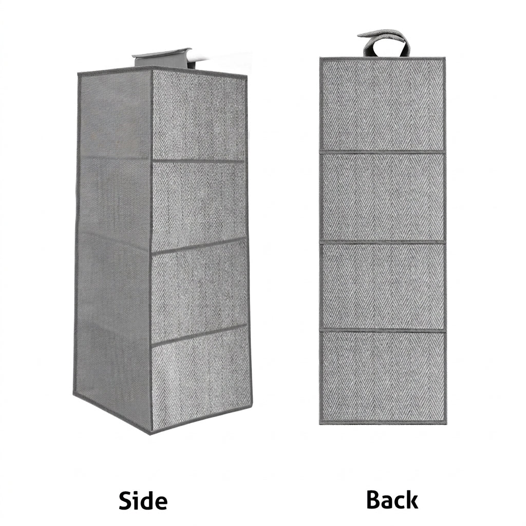 4-Layer Gray Hanging Storage Organizer