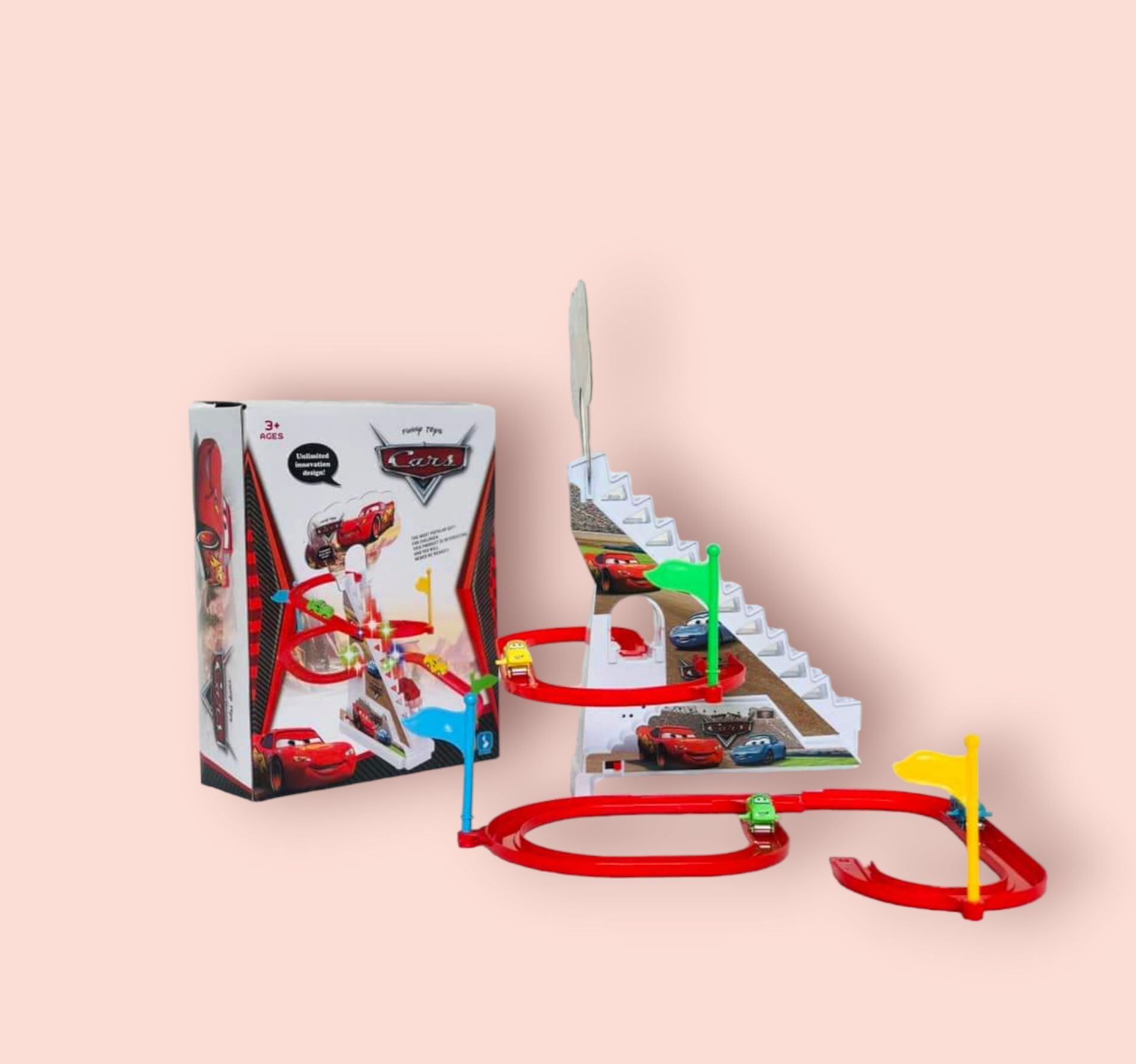 Roller coaster car set and battery operated gift for kidz boy &girl