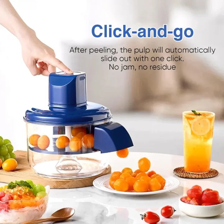 Automatic Electric Grape Peeler Machine - Hands-Free Skin Remover for Berries Fruits, Fruit Prep Tool, Effortless Peeling