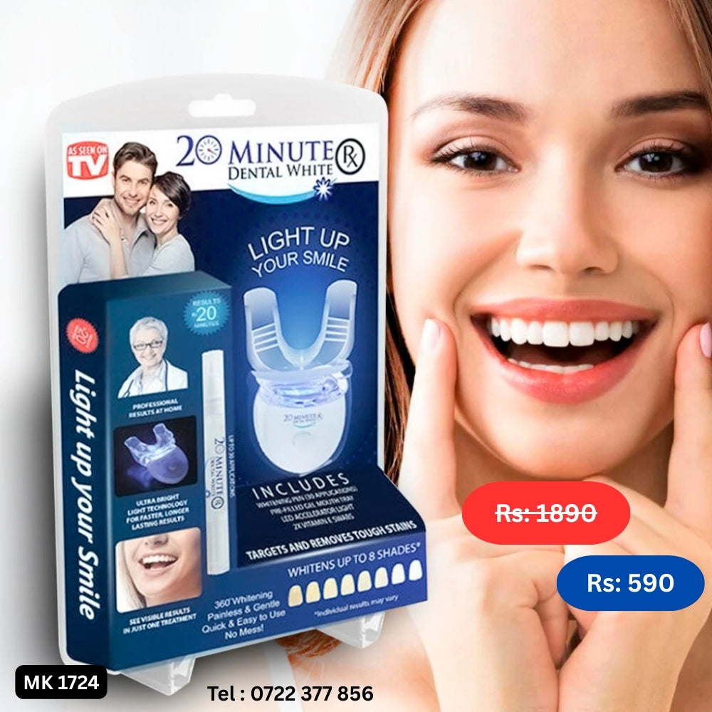 1PC Teeth Whitening Blue Light Bleaching Accelerator Portable Oral Care Home Use Mini Cold Light Dental Whitening Instrument