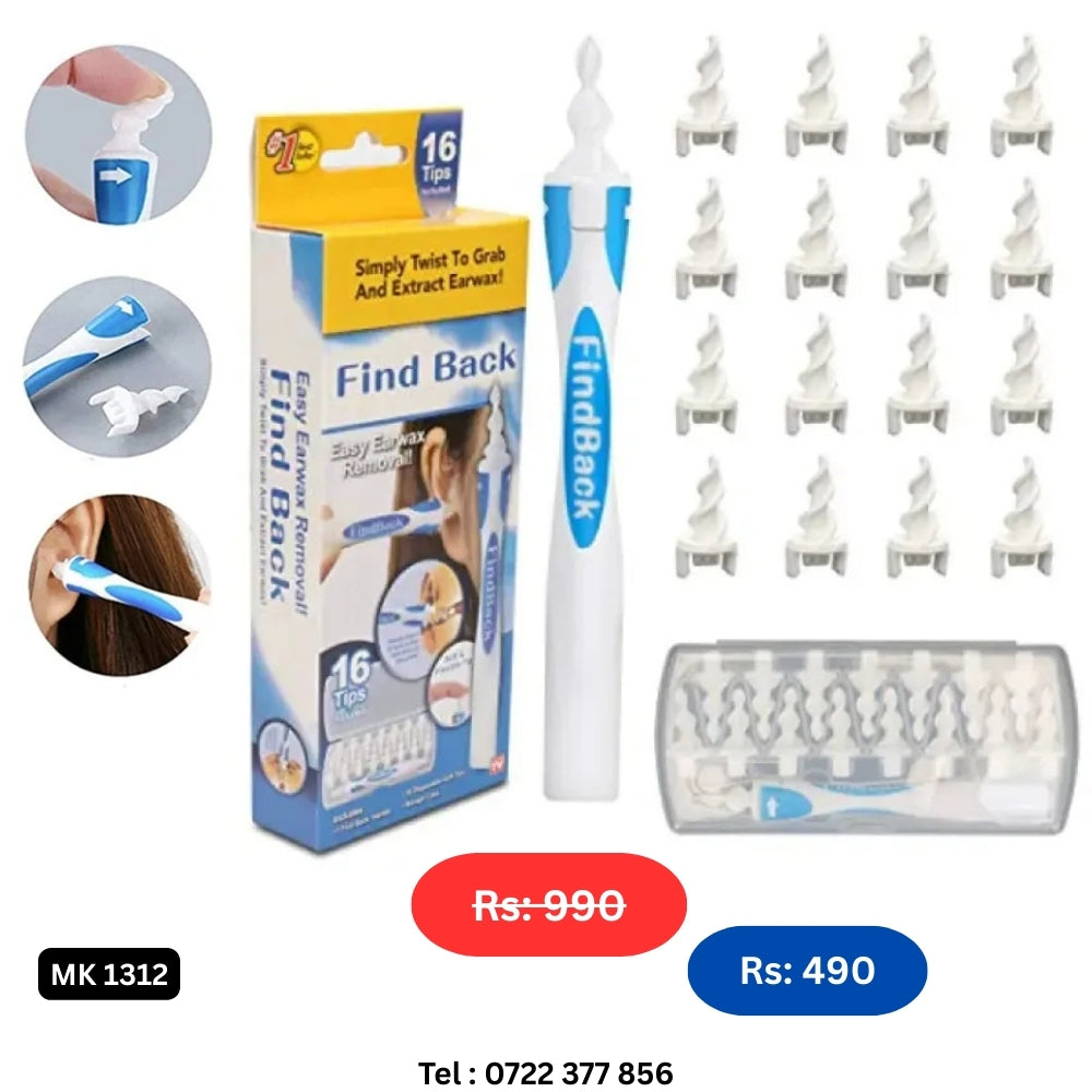 blue silicone soft spiral ear wax remover tool washable and reusable tips simply to grab extract earwax