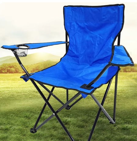 Camping Folding Chair Fishing Chair with Carrying Bag & Armrest Lawn and Garden Chair Heavy Duty for Garden Lawn Patio (Daham Chair)