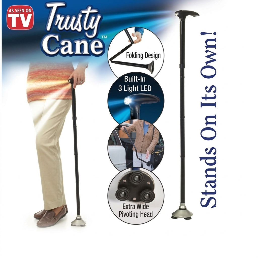 Trusty Cane - Walking Stick with LED