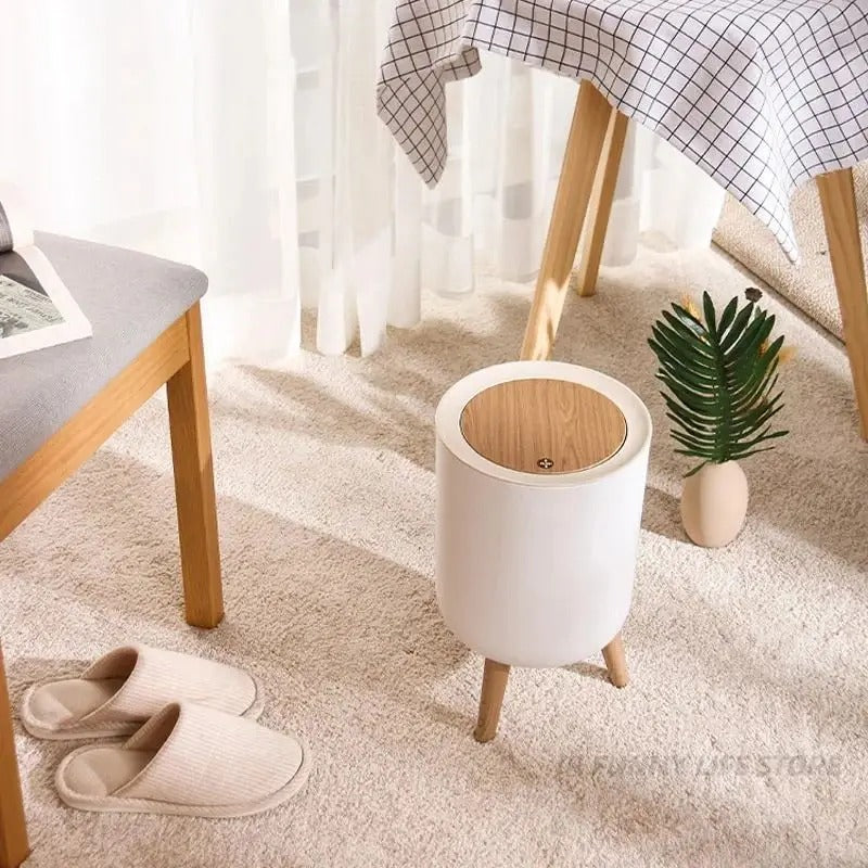 Trash Can Light Luxury and High-end Home for Living Room, Shop, Office use