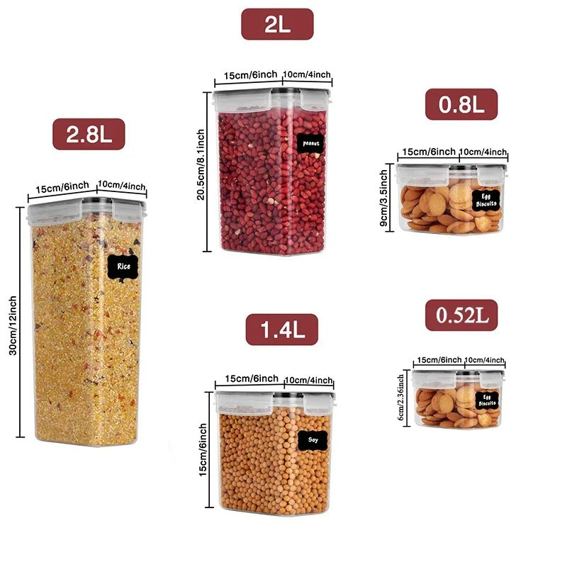 5 Piece Food Stoarge Container Set