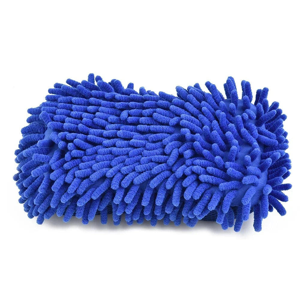 High Quanlity Car Wash Gloves Kit Chenille Microfiber Double Sided Scratch Free Sponge Pad Auto Detailing Cleaning Tools