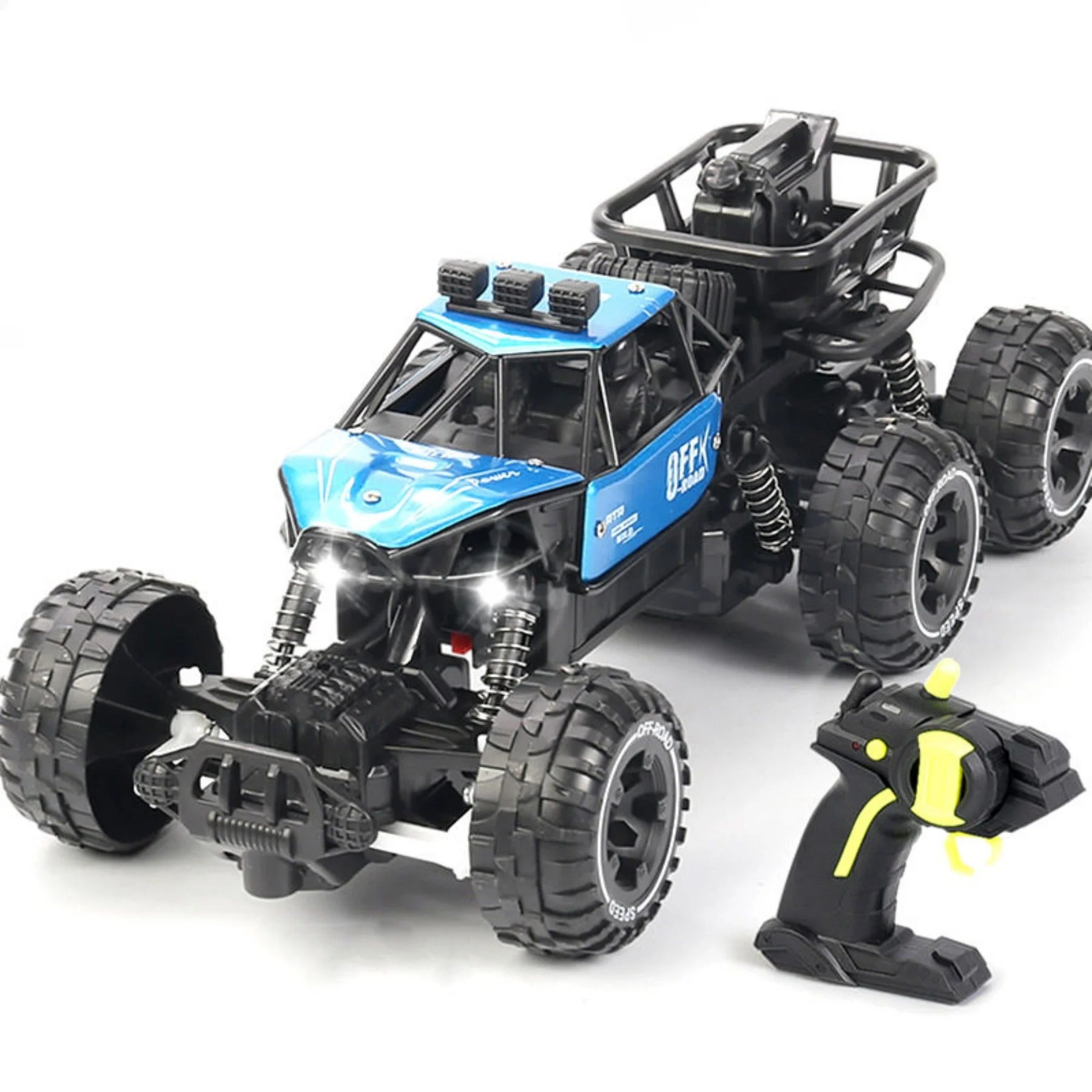 6-Wheel 4WD RC Off-Road Climbing Truck, Remote Control Car Toy, Perfect Gift for Kids 6+ Control Trucks Boys Toys for Children