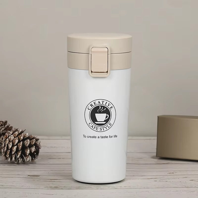 380ML Stainless Steel Premium Travel Coffee Mug Thermos Tumbler Cups Vacuum Flask Thermo Water Bottle Tea Mug Thermocup