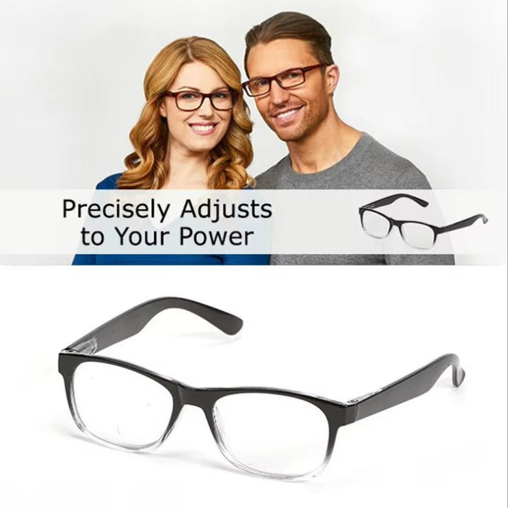 Mulifocal One Power Readers Seen on TV Put Everything Into Clear Focus Auto-Adjusting Reading Glasses Eyewear +5 To +250