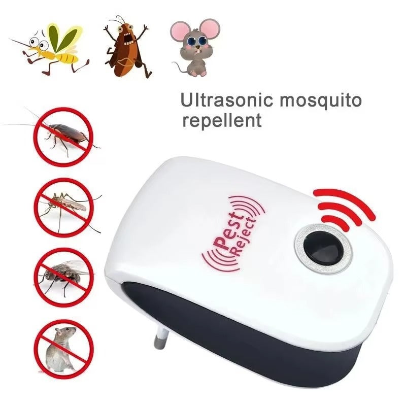 Electronic Ultrasonic Electromagnetic Pest Repeller – Mosquito, Mouse, Cockroach &amp; Insect Repellent Device