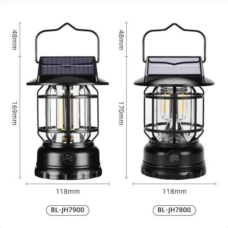 Solar Camping Light Household Waterproof Garden Light Atmosphere Balcony Light Yard Garden Camping Lighting Rechargeable Lantern