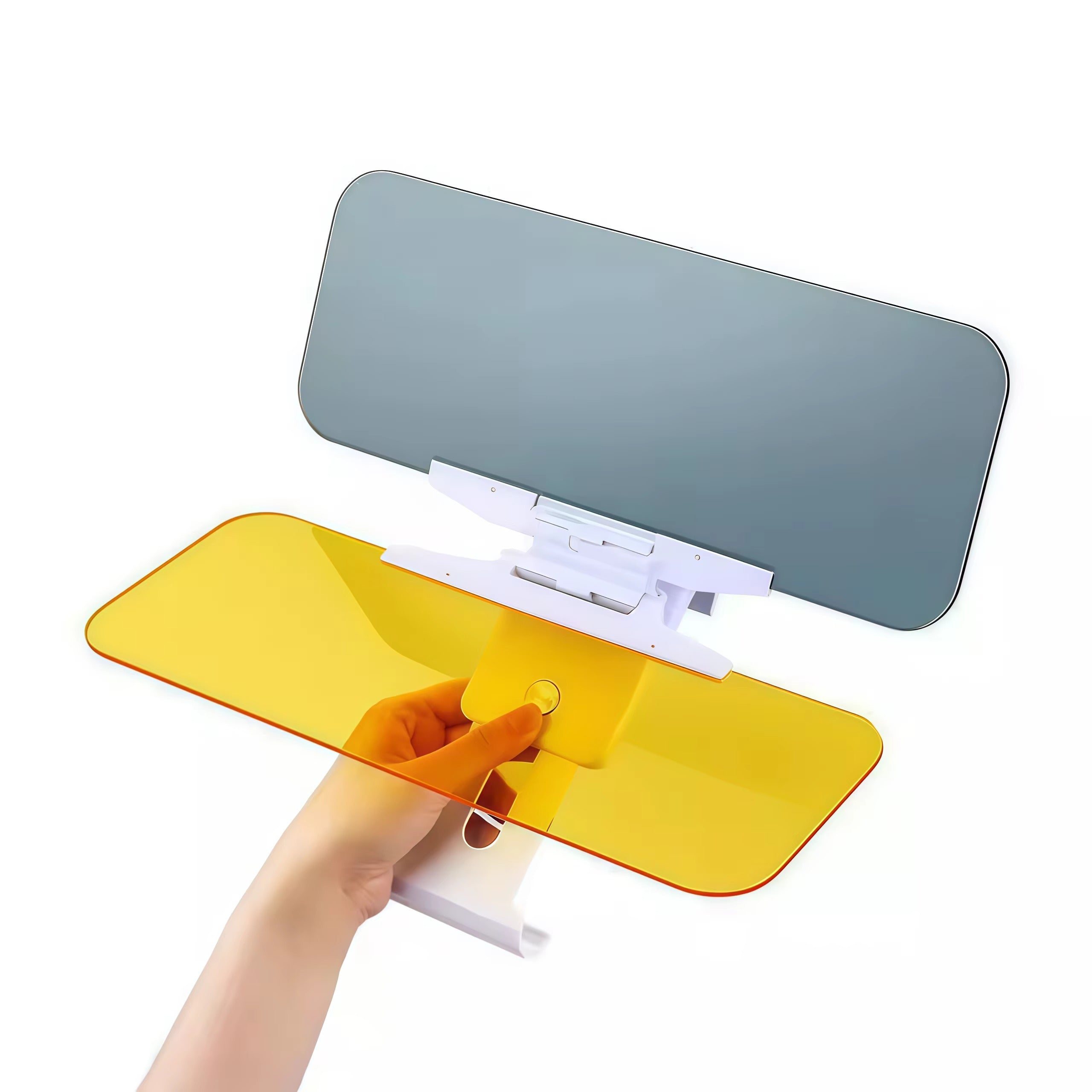 Two-In-One Car Sun Visor Polarized Sun Visor Transparent Anti-Glare Adjustable Suitable For Both Day And Night Adjustable Windsh