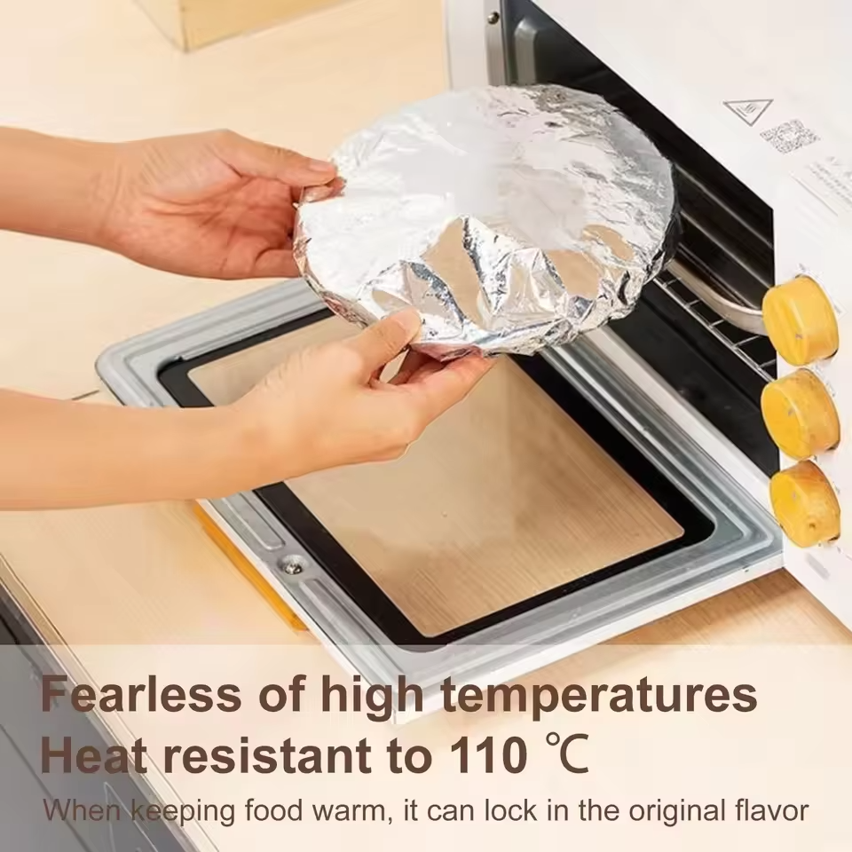 10-40PCS Repeatable Aluminum Foil Insulation Covers - Eco-Friendly Kitchen Food Covers for Bowls & Dishes Storage for Kitchen