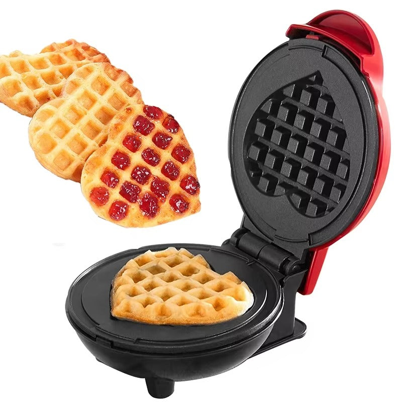Calf Crossing Electric Waffle Maker Travel Artifact Mold for Baking Foot Bag Foldable Portable Thermal Insulation Dormitory Bar 1 sold