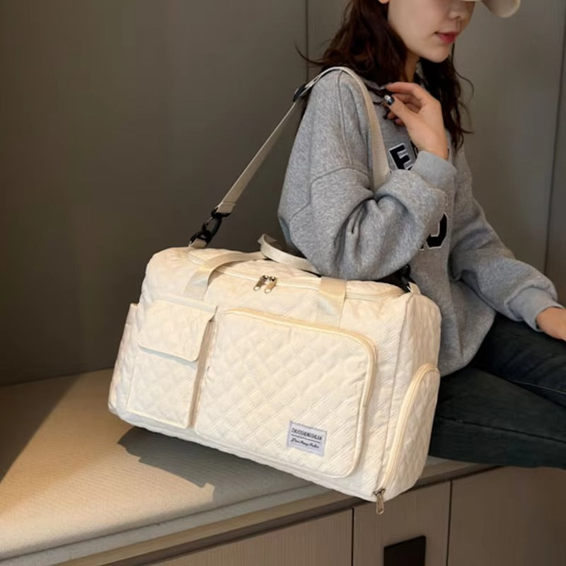 Fashion Travel Bag Handbags Large Capacity Carry On Luggage Bags Men Women Shoulder Outdoor Tote Waterproof Sport Gym Bag   4.7   42 Reviews   ౹   192 sold