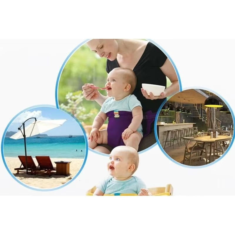 Portable Baby Dining Seat Belt – Adjustable Oxford Cloth Safety Strap